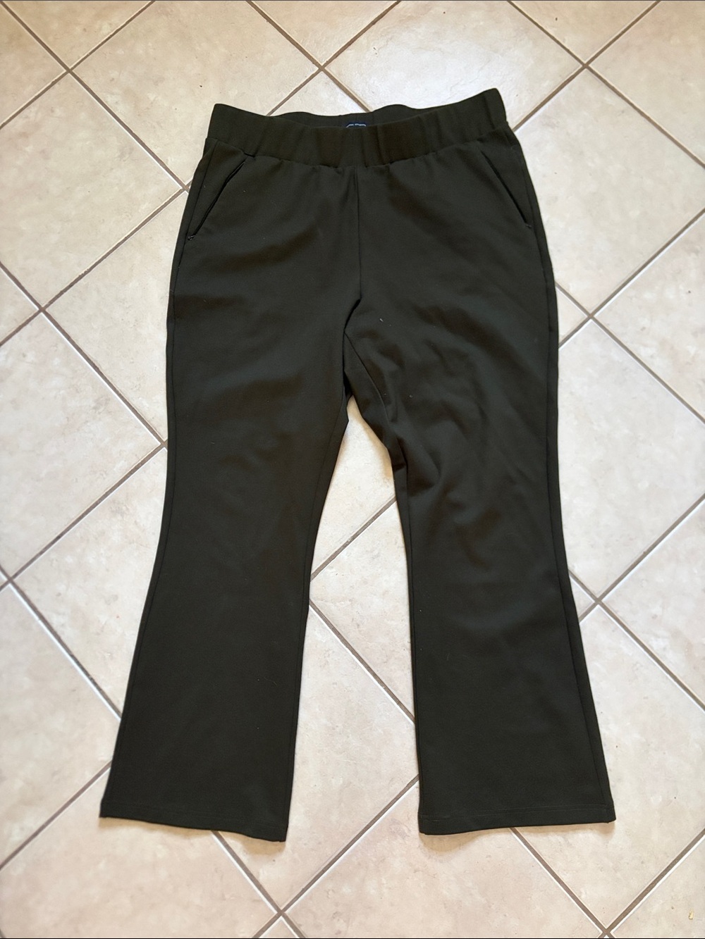 Universal Standard Olive Green Pull-On Ponte Pants